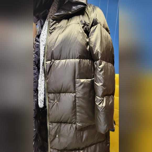 Nap Green Lightweight Quilted Shell Down Coat Size L - Picture 7 of 15